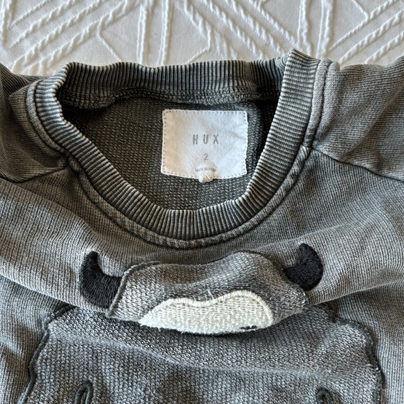 HUXBABY | Toddler Yeti Sweater Crewneck | Size 18-24 months - Picture 2 of 4